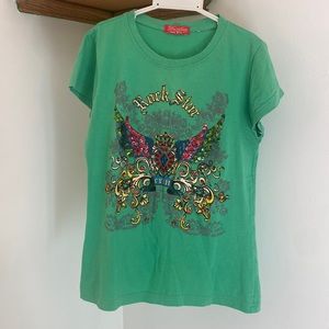 Vintage Dazzling Handmade Rock Star Soft Shirt